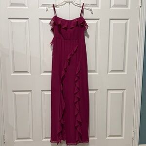 Azazie Ruffled Bridesmaid Dress